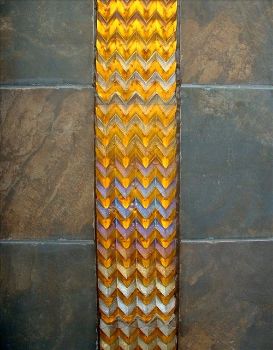 Picture of Amber Chevron Tiles