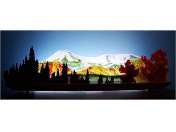 Picture of Early Snow on Mount Katahdin Glasscape Lighting Sculpture