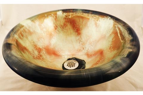 Picture of Supernova Self-rimming Glass Sink