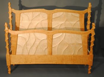 Picture of Carved Bed Queen Size
