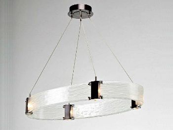 Picture of Parallel Collection Oval Chandelier