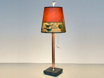 Picture of Janna Ugone Table Lamp | New Capri in Red 1