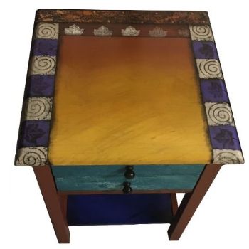 Picture of Hand Painted End Table 5