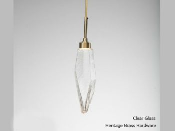 Picture of Pendant Light | Rock Crystal | 15"