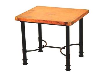 Picture of Square Patti End Table with Copper Top