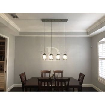 Picture of Linear Chandelier | Petra | 4 Pc