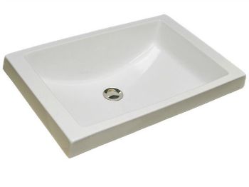 Picture of Hand Crafted Sink | Self-Rimming Rectangular Sink with Flat Rim