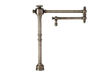 Picture of Waterstone Traditional Deck Mounted Pot Filler Faucet - Cross Handle