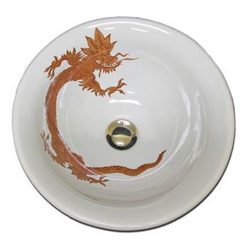 Hand Painted Sink | Ming Dragon