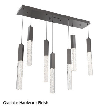 Picture of Linear Chandelier | Axis | 7 pc