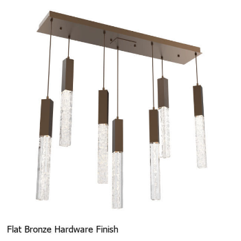Picture of Linear Chandelier | Axis | 7 pc