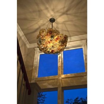 Picture of Blown Glass Chandelier | Flower Ball