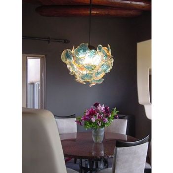 Picture of Blown Glass Chandelier | Flower Ball