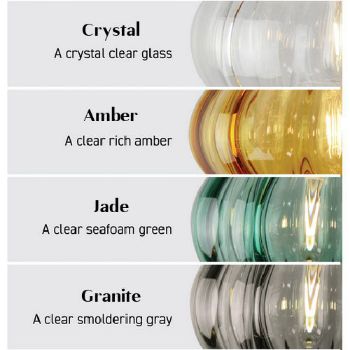 Picture of Blown Glass Pendant Light | Column | Jade