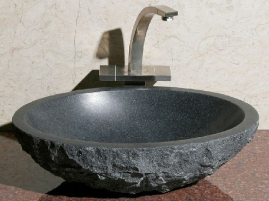 Oval Stone Vessel Sink