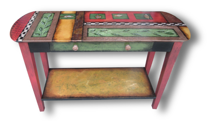 Hand Painted Sofa Table